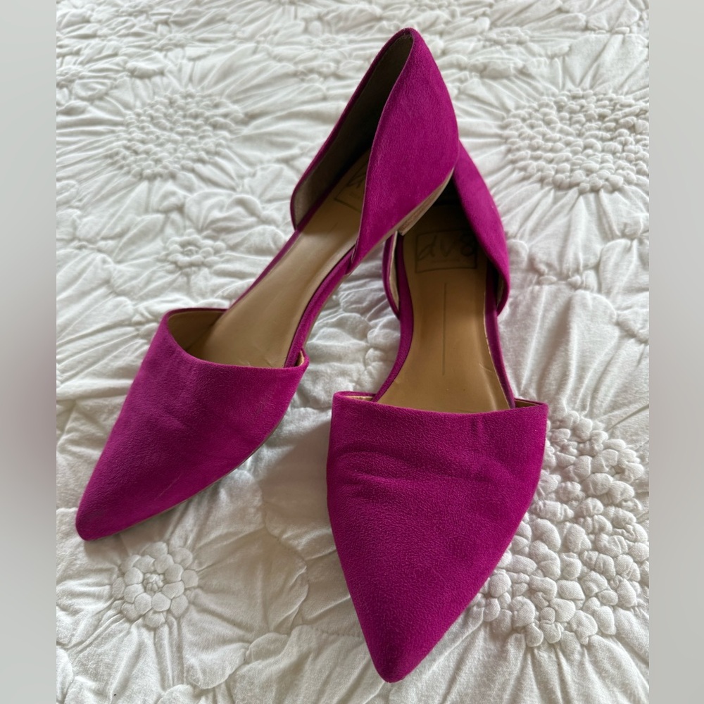 Dolce Vita Pink Suede Flats